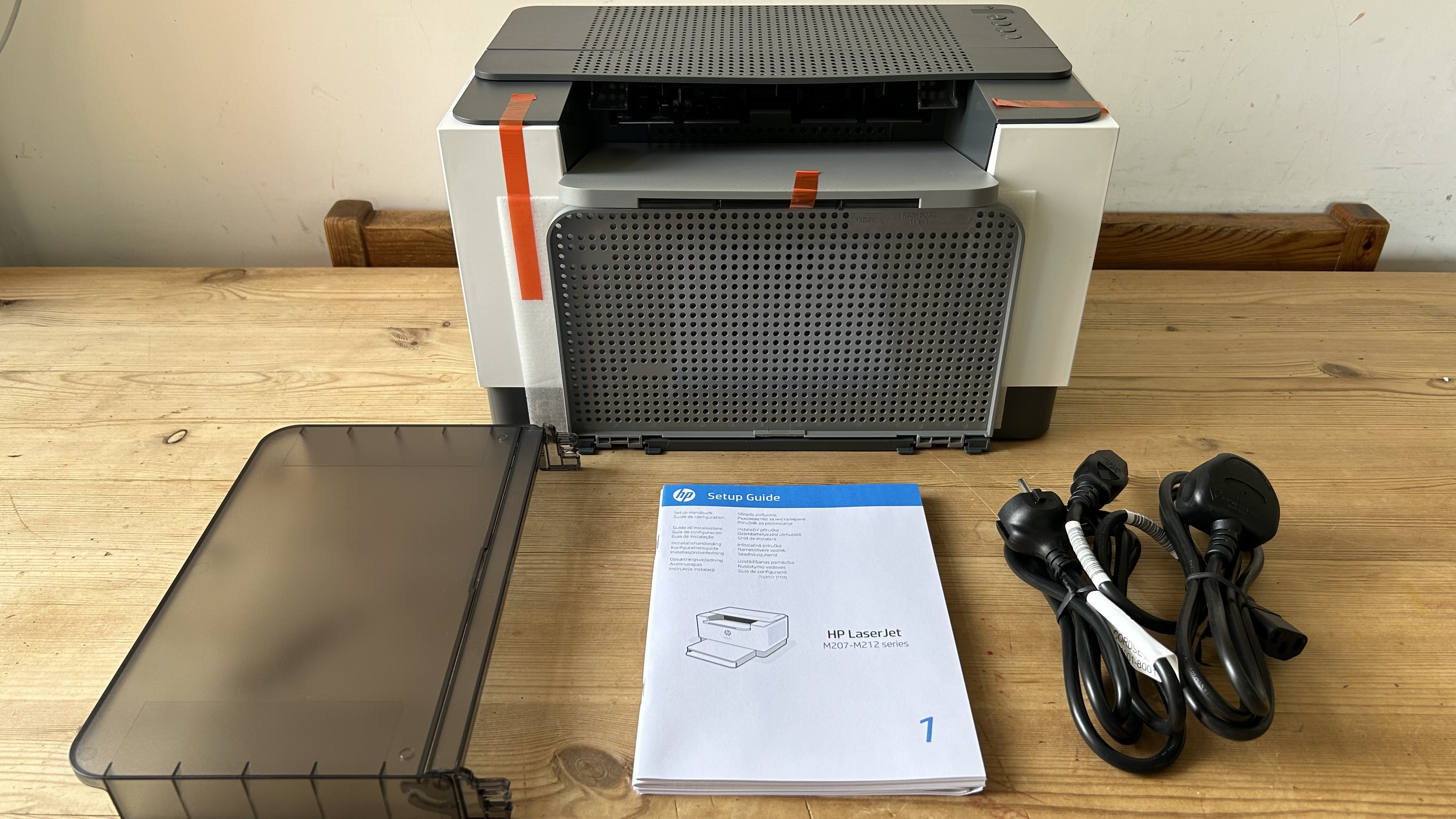 HP LaserJet M209dw during our review process