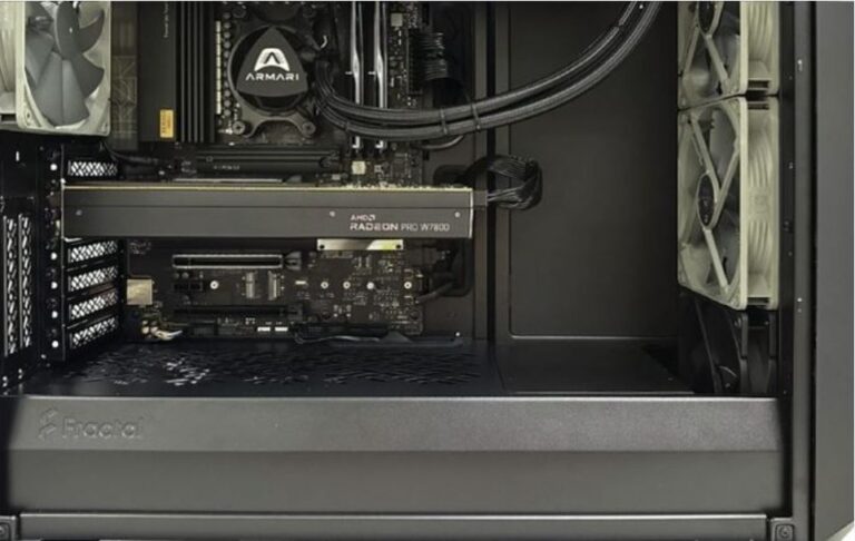 Hands on: I tested the Armari Magnetar MC16R7 - see what I thought of this workstation