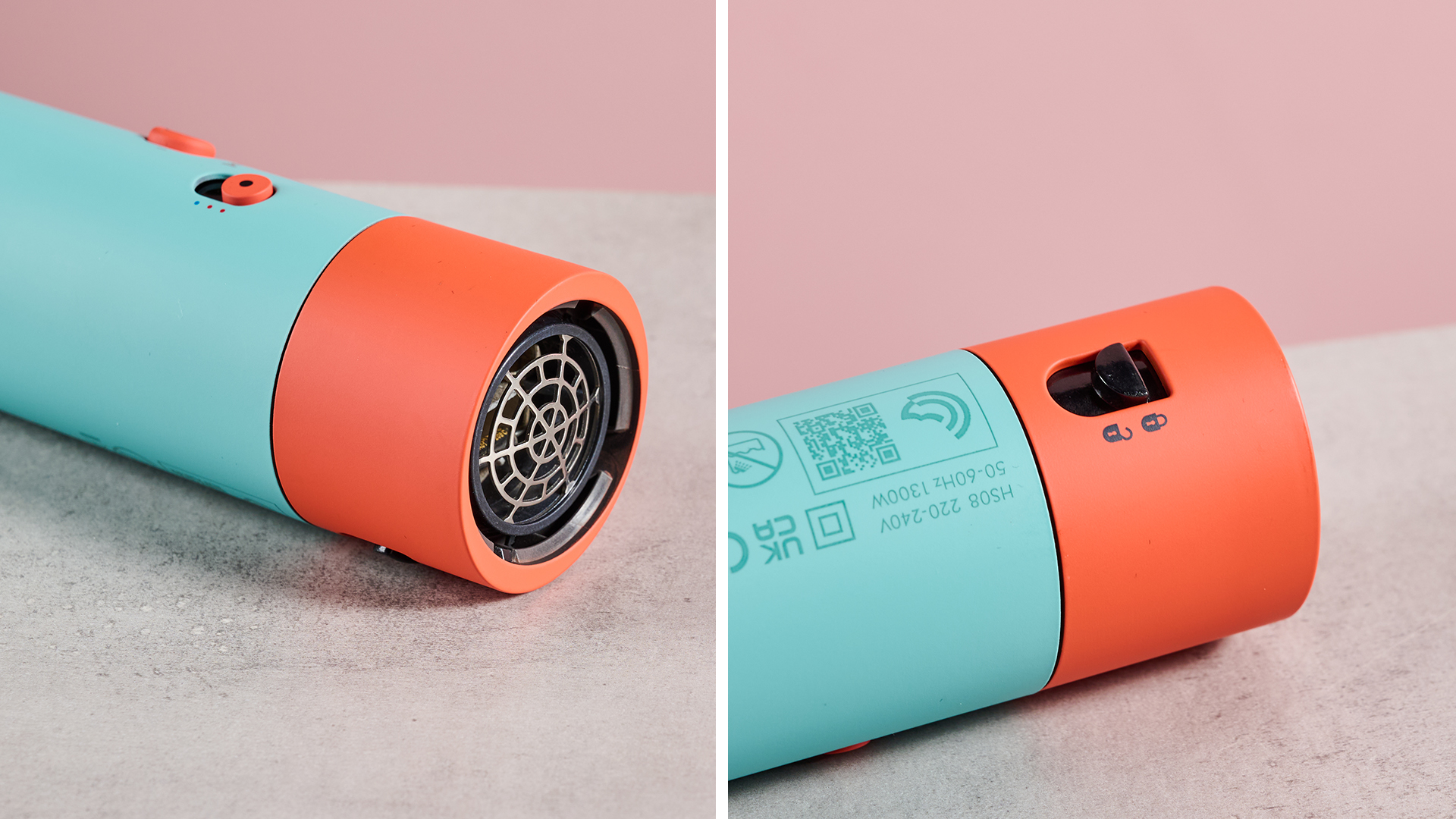 Top end of Dyson Airwrap i.d. and accessory lock
