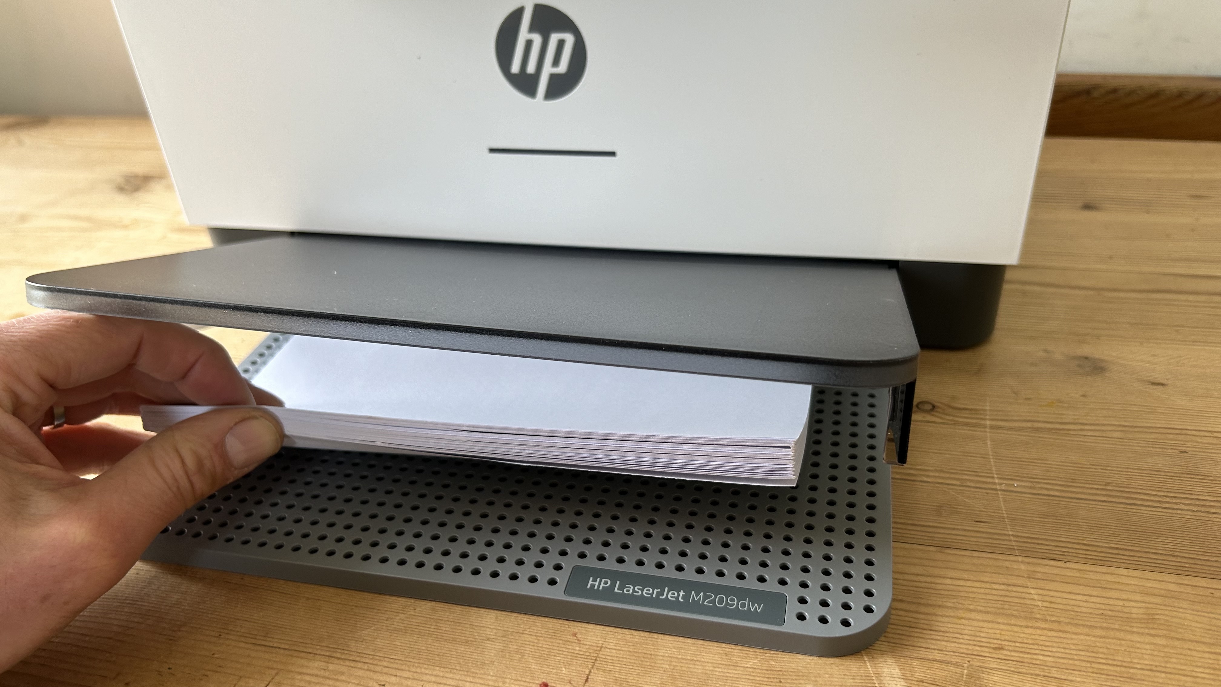 HP LaserJet M209dw during our review process