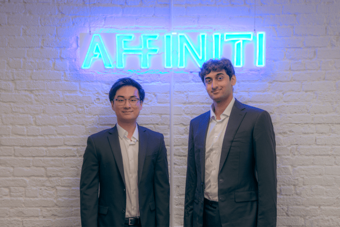 Affiniti founders Aaron Bai and Sahil Fadnis