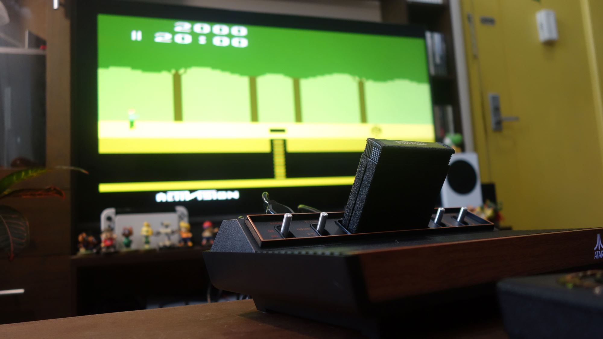Beyond the Hype: The Real Best-Selling Games on Every Console 1 An Atari 2600+ sits on a table running Pitfall.