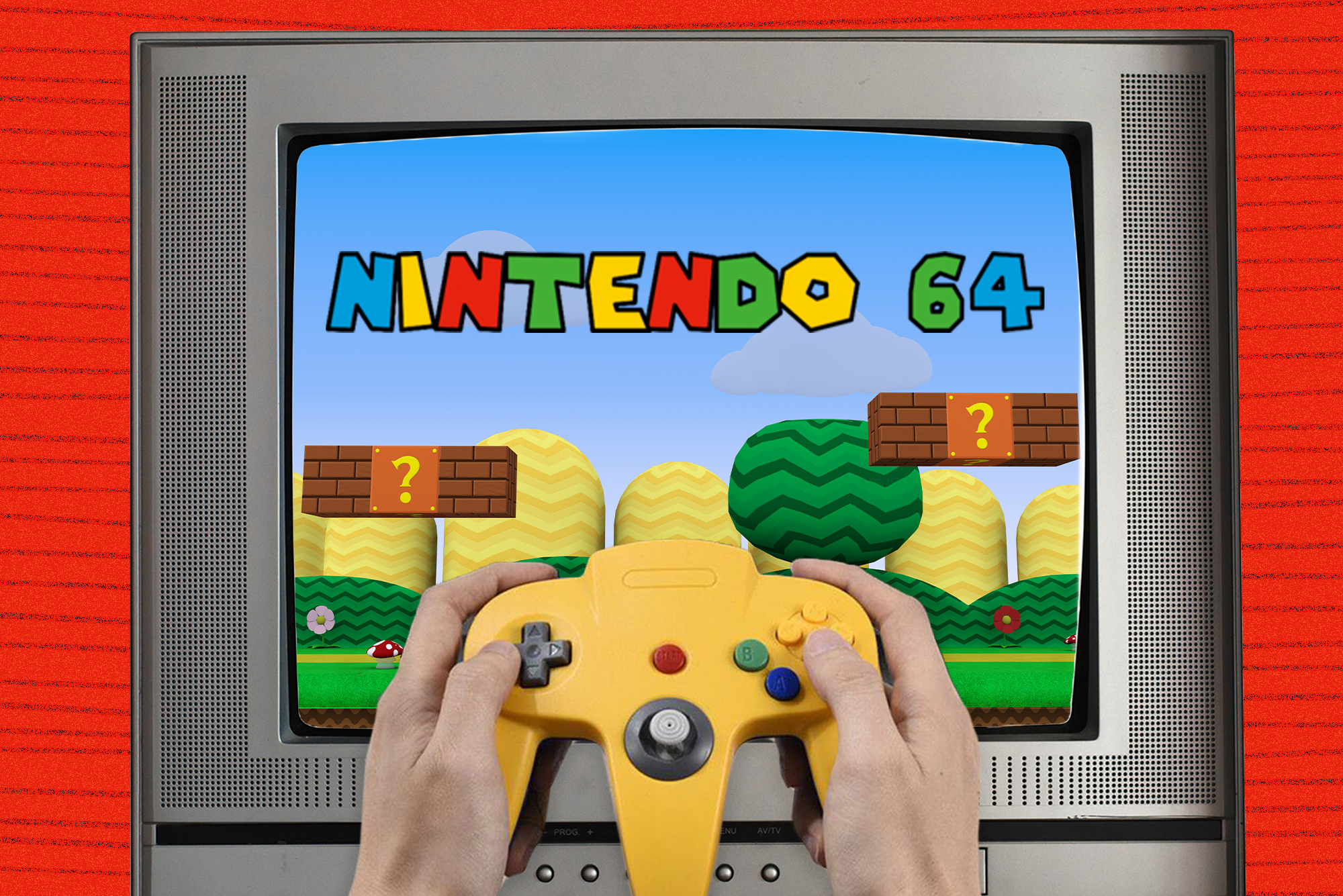 Beyond the Hype: The Real Best-Selling Games on Every Console 7 Person playing a game on the Nintendo 64 composite image.