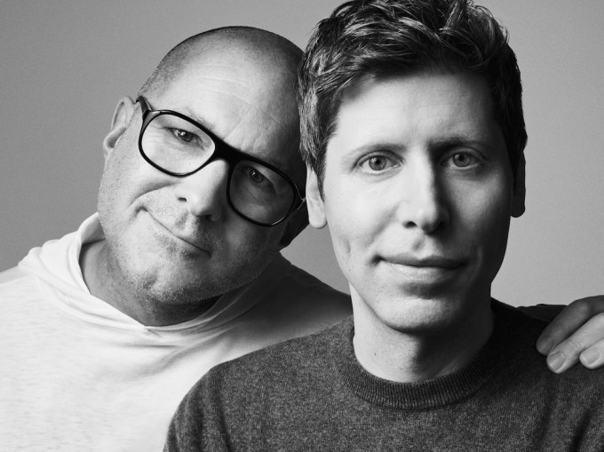 Sam Altman and Joni Ive