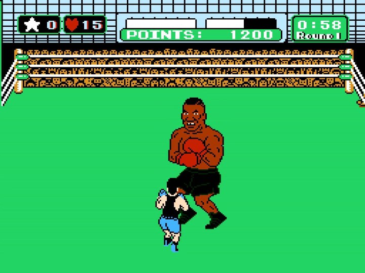 Little Mac Fighting Mike Tyson in Panch-Out !!