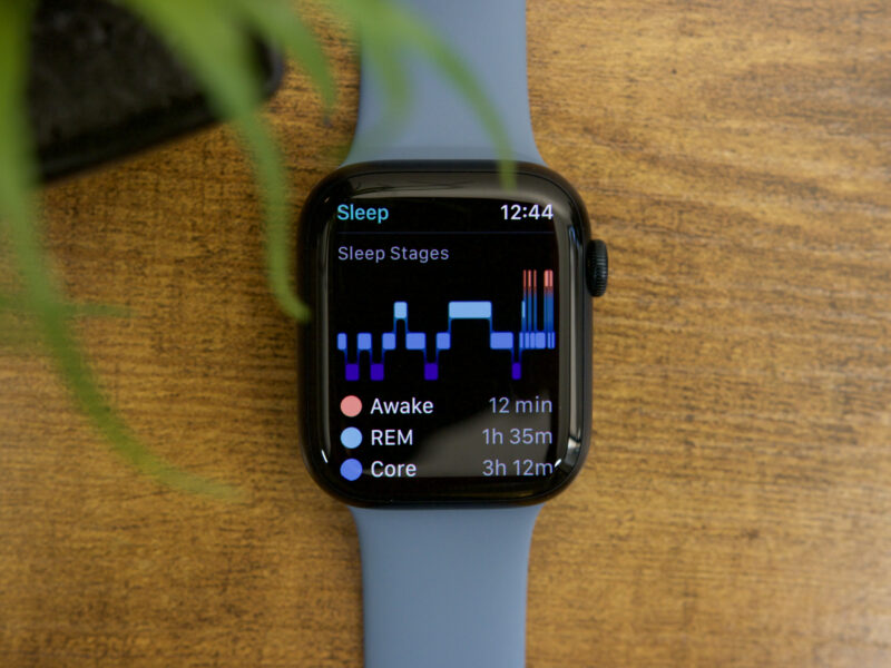 Apple Watch Series 8 Sleep Tracking Results.