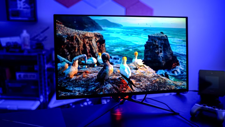 A HDR demo on Asus Rog Swift PG27UCDM.